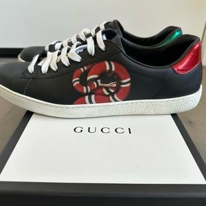 Authentic Gucci Ace Sneakers “Kingsnake”